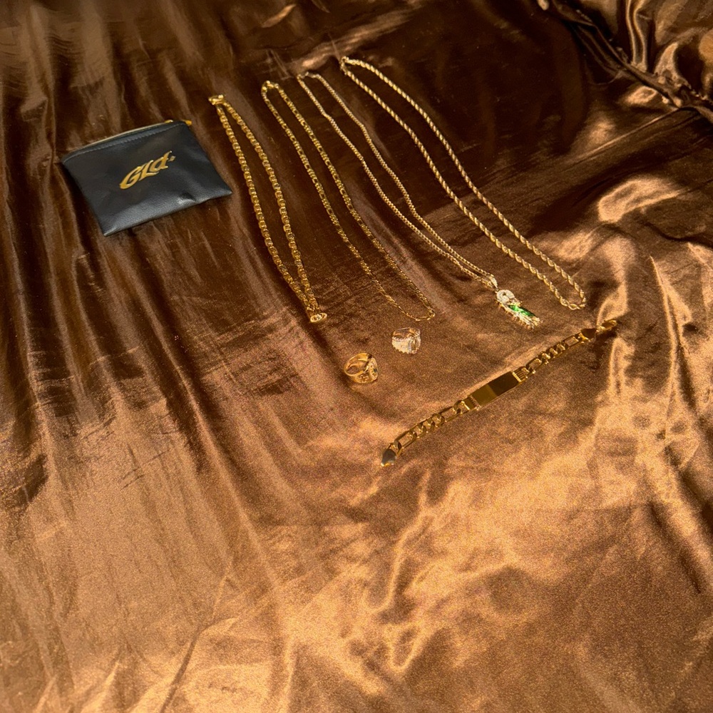 14K Gold Plated & Vermeil Jewelry For Sale